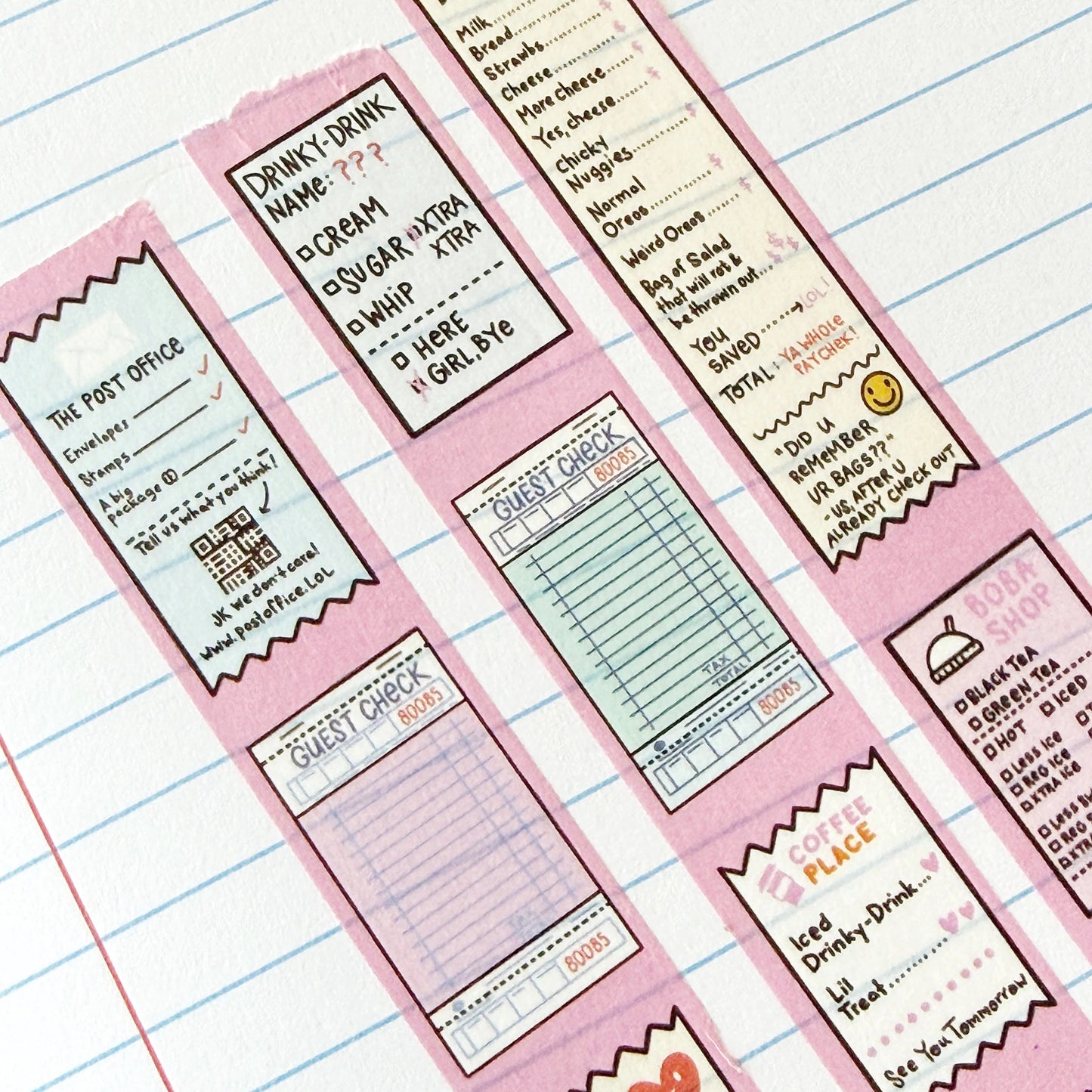 I Have Receipts Regular Washi Tape
