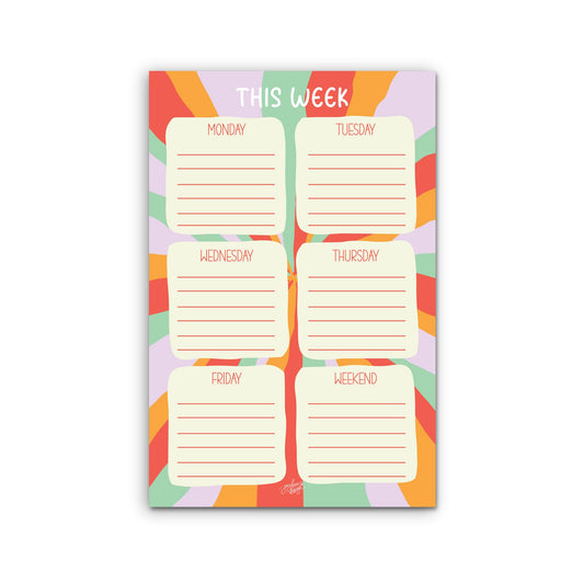 This Week Retro Notepad