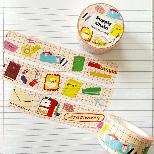 Supply Chain Wide Washi Tape