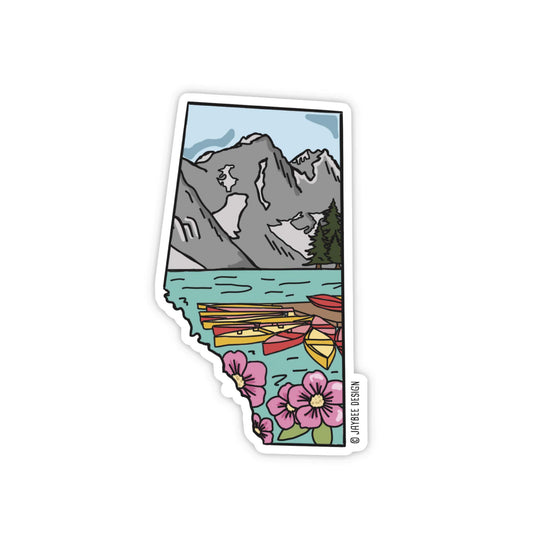 Banff Alberta Vinyl Sticker