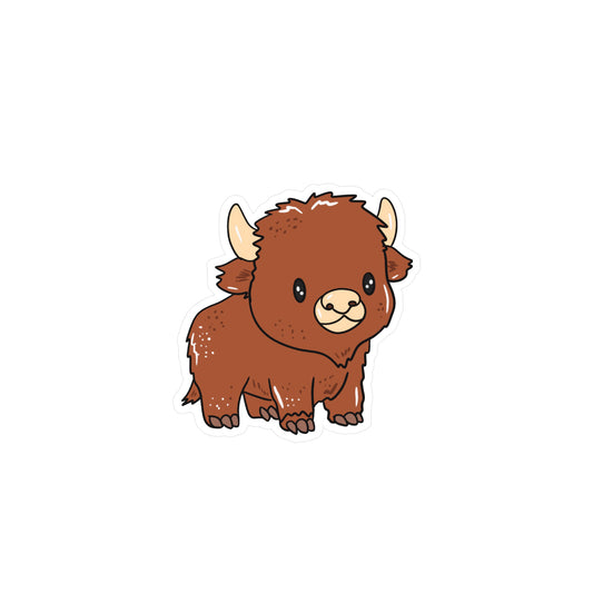 Little Bison Vinyl Sticker
