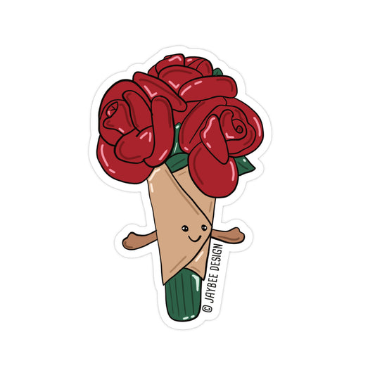 Bouquet Of Roses Vinyl Sticker
