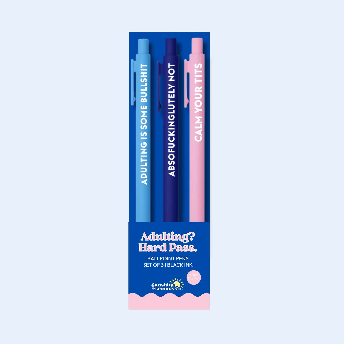 Adulting? Hard Pass . . . Pen Set