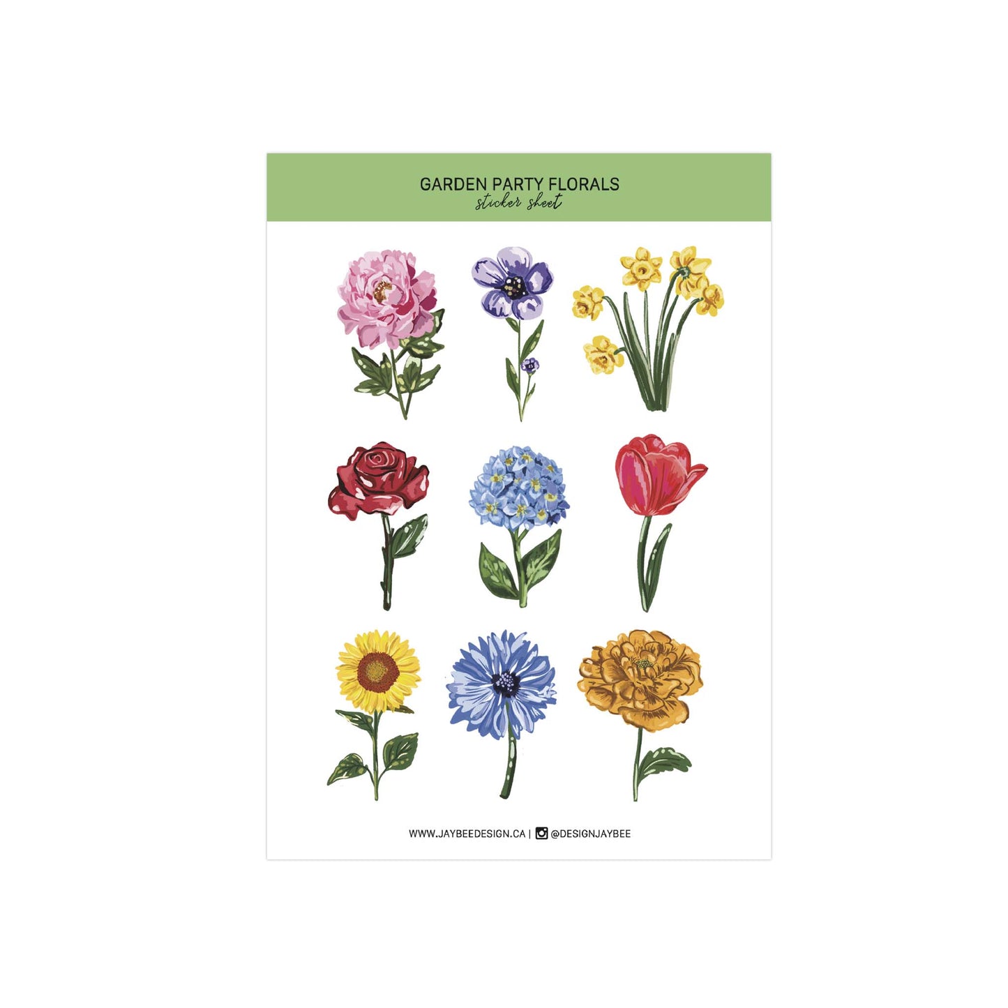 Garden Party Sticker Sheet