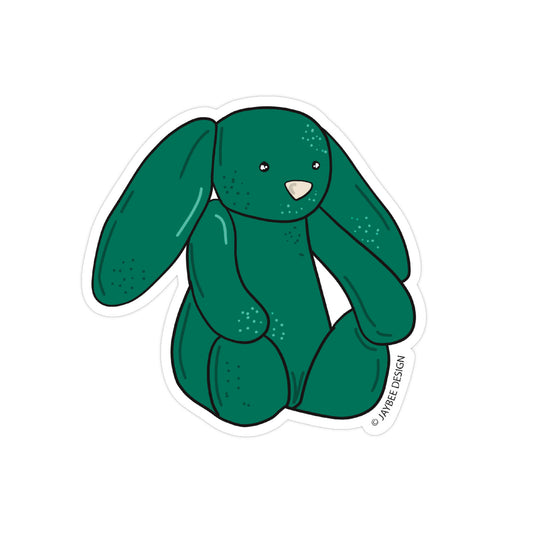 Forest Bunny Vinyl Sticker