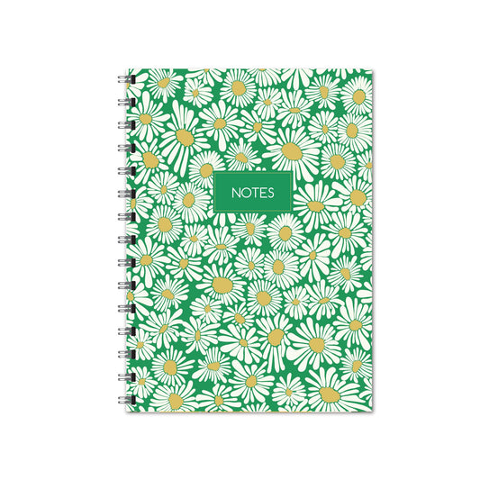 Green Daisies Notebook
