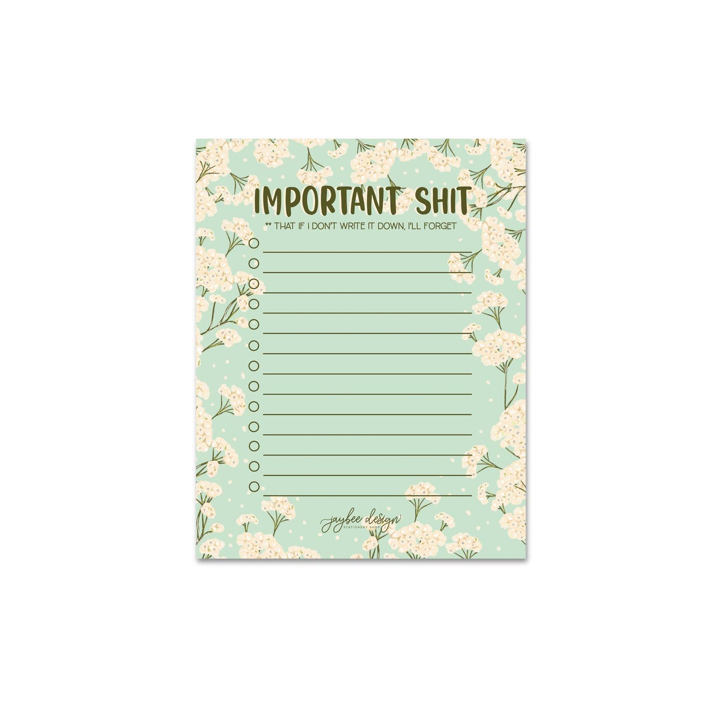 Important Shit - Notepad