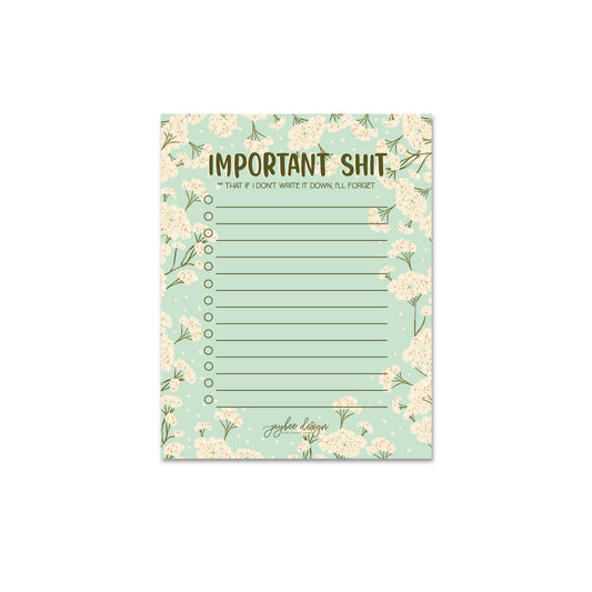 Important Shit - Notepad
