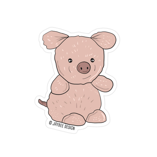 Little Piggy Vinyl Sticker