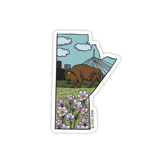 Winnipeg Manitoba Vinyl Sticker