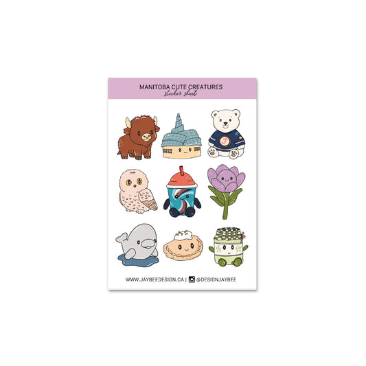 Manitoba Mini Sticker Sheet
