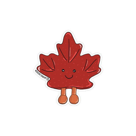 Maple Leaf Vinyl Sticker