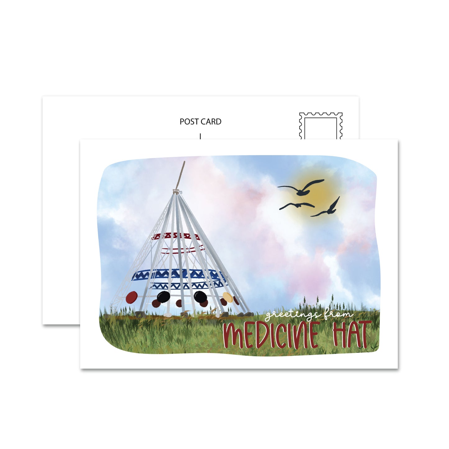 Greetings From Medicine Hat Postcard