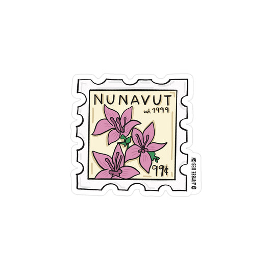Nunavut Stamp Vinyl Sticker