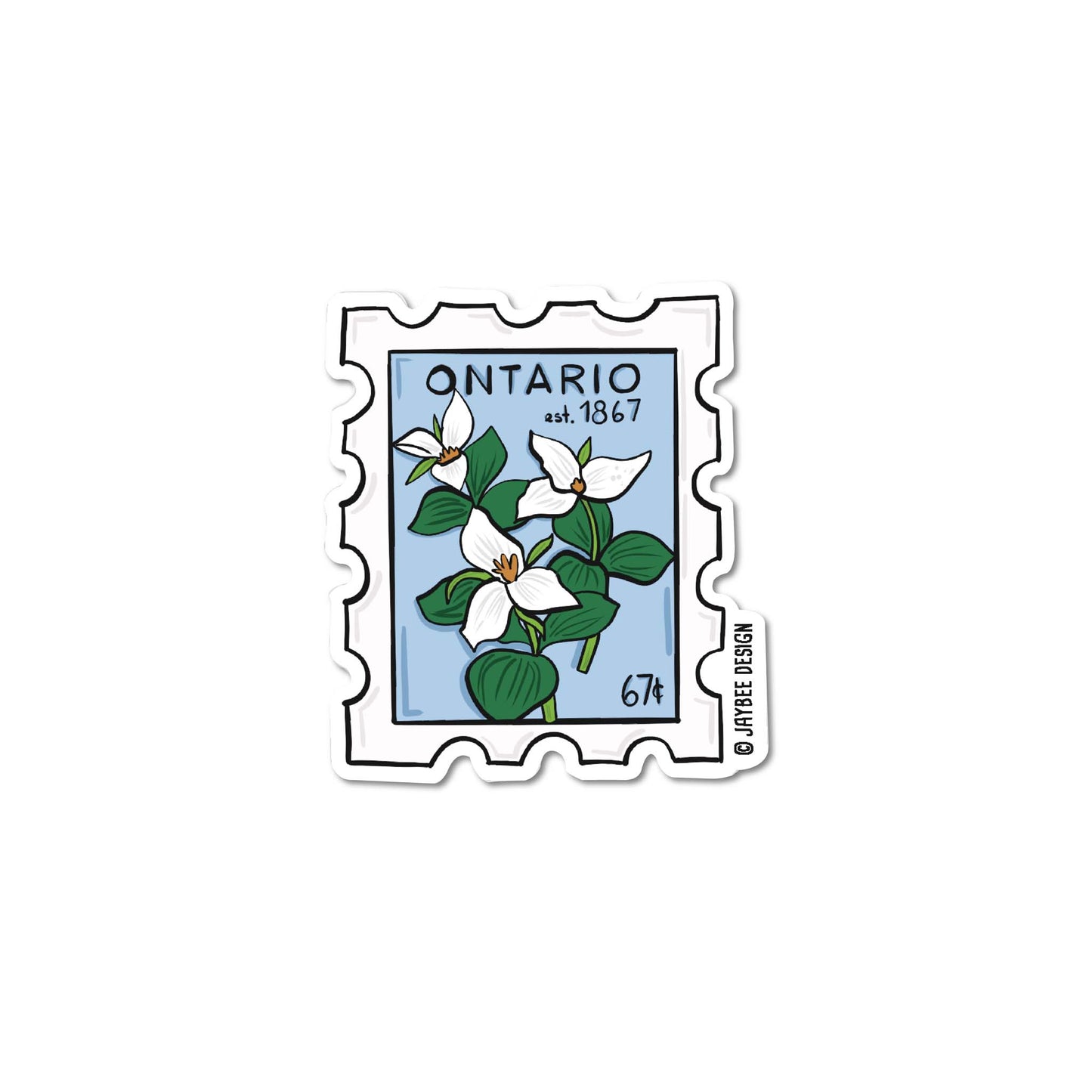 Canada Stamp Vinyl Sticker Pack