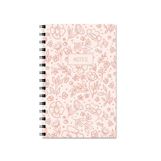 Pink Floral Notebook