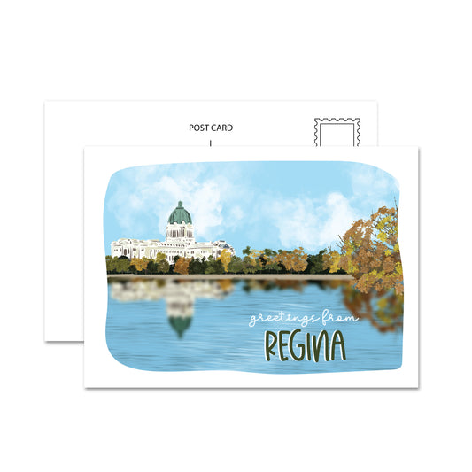 Greetings From Regina Postcard