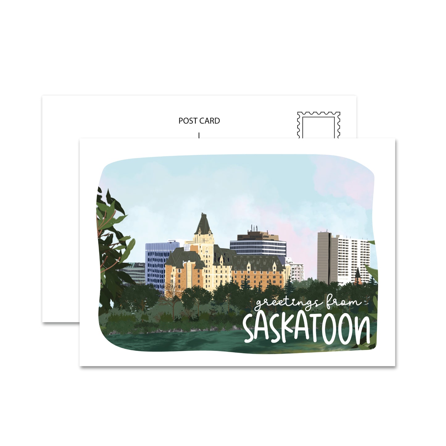 Greetings From Saskatoon V2 Postcard