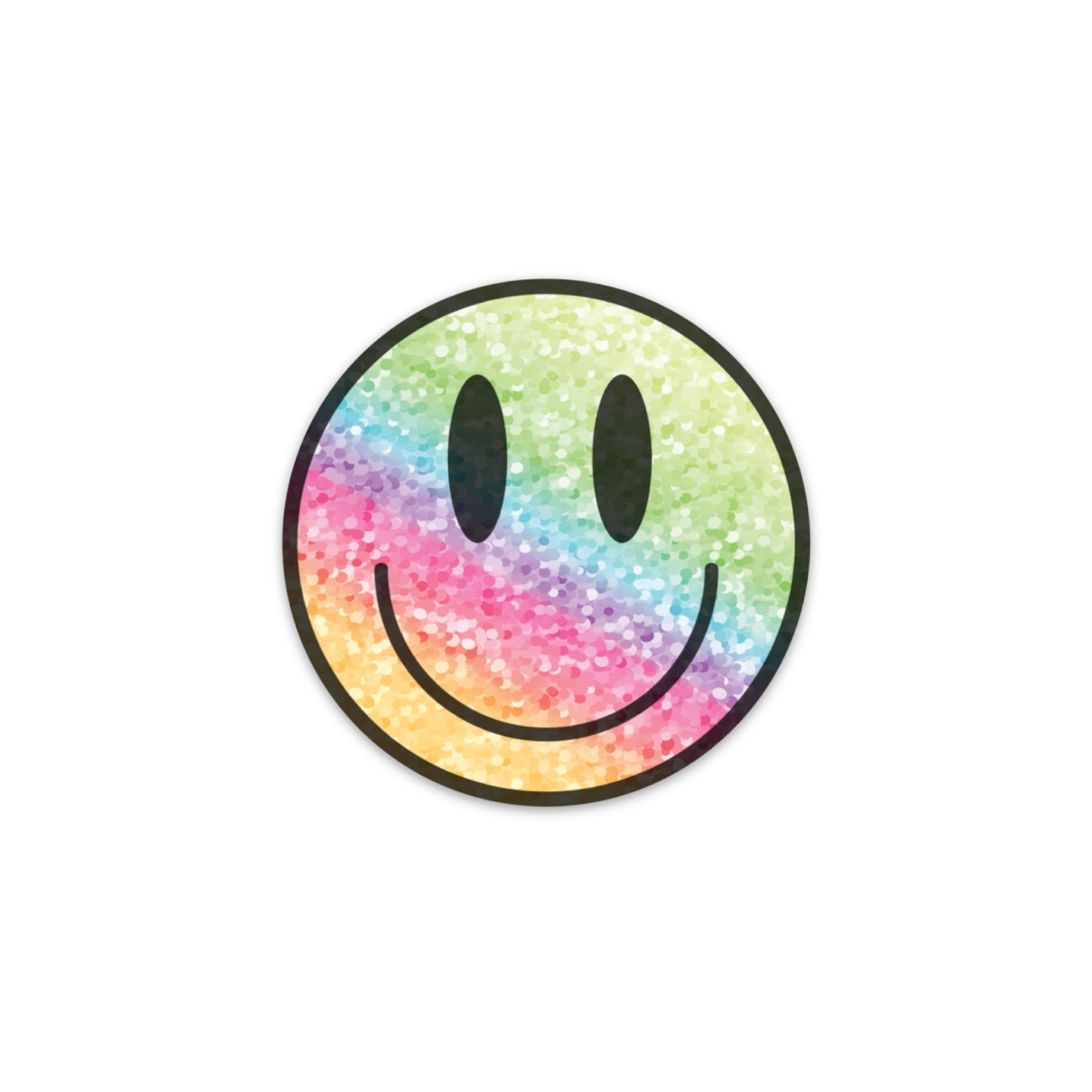 Big Smiles Glitter Sticker