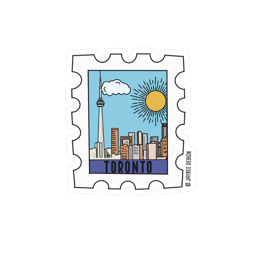 Toronto Postage Stamp Vinyl Sticker
