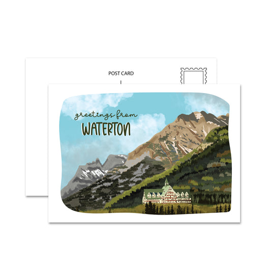 Greetings From Waterton Postcard