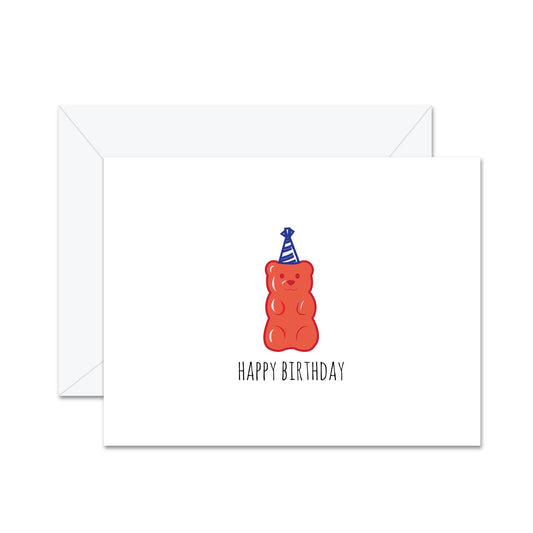 Happy Birthday! (Gummy Bear) - Greeting Card