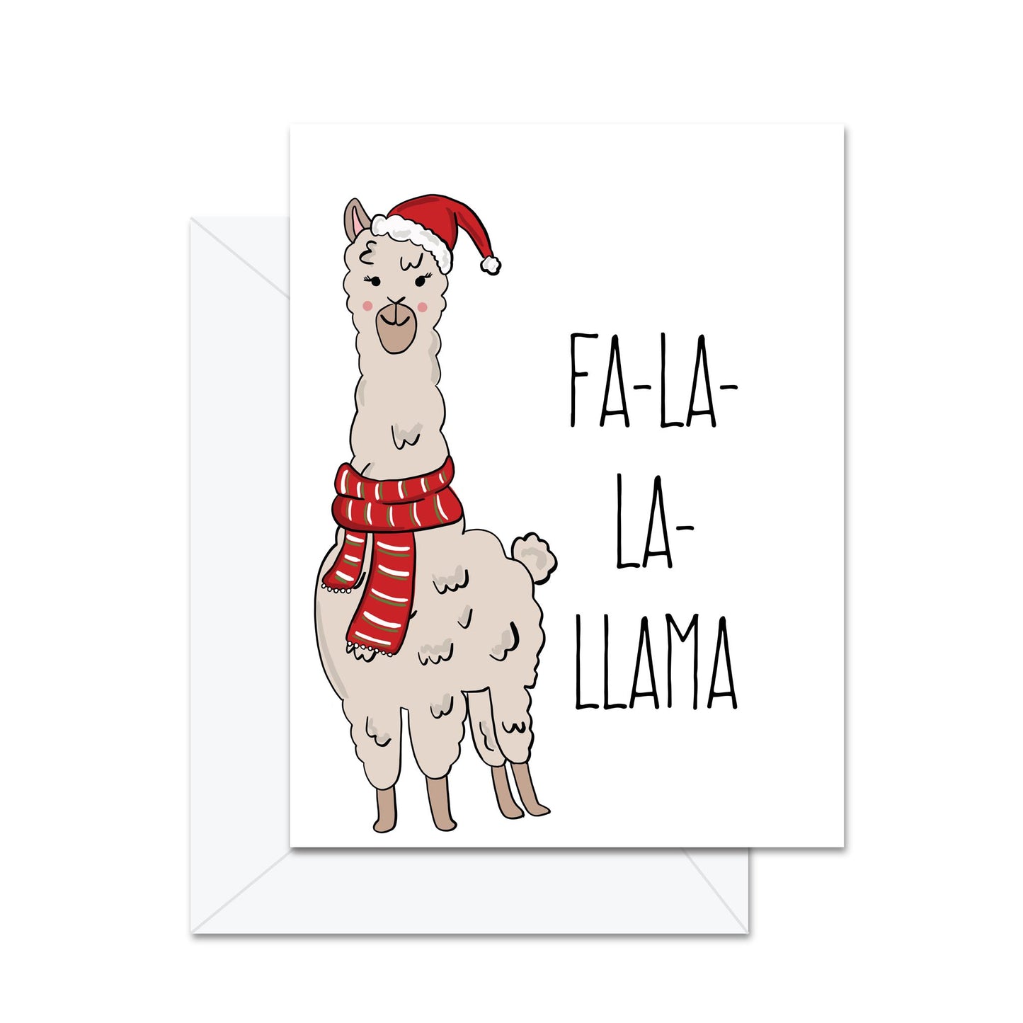 Fa-la-la-Llama - Greeting Card
