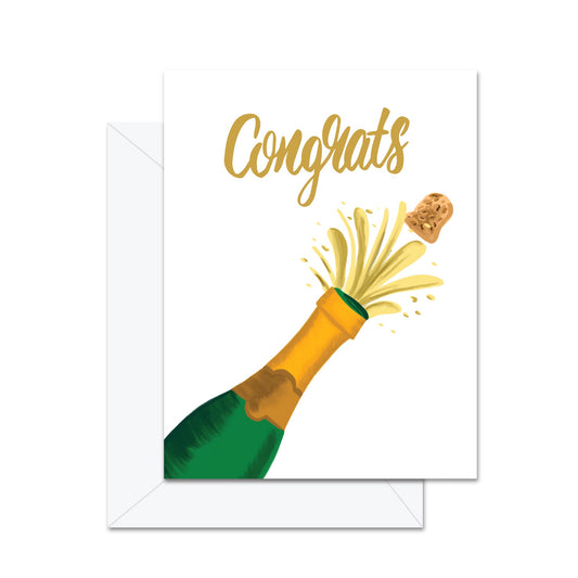 Congrats (Champagne)- Greeting Card