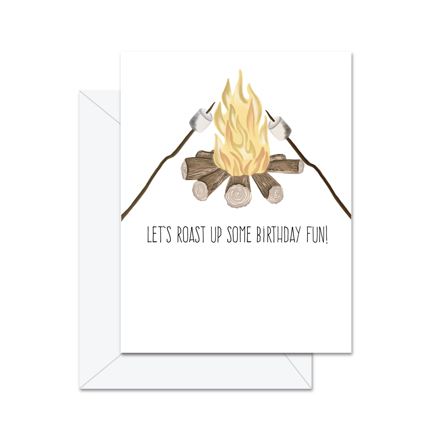 Let's Roast Up Some Birthday Fun! - Greeting Card