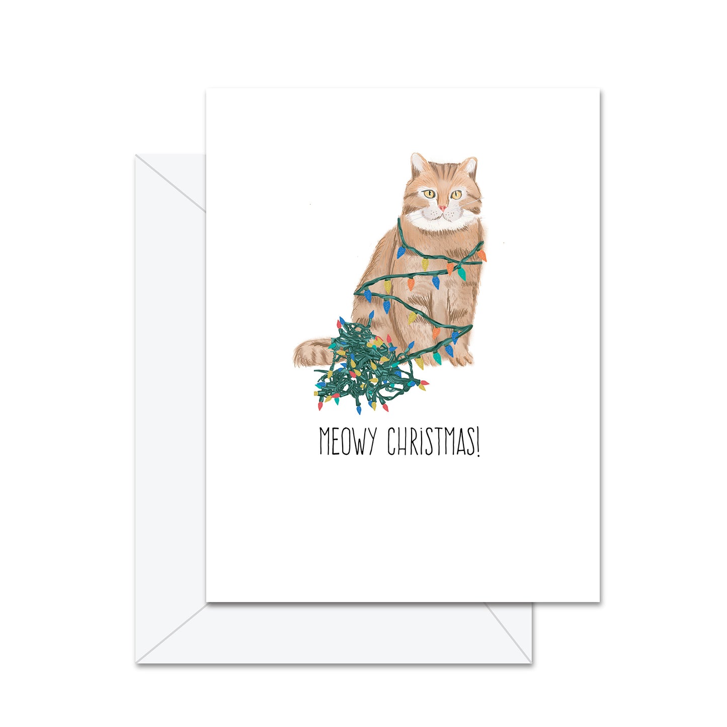 Meowy Christmas - Greeting Card
