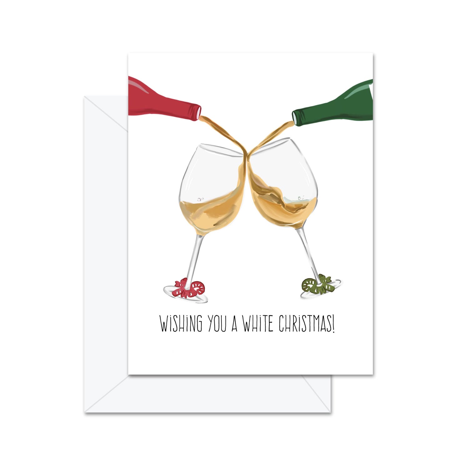 Wishing You A White Christmas - Greeting Card