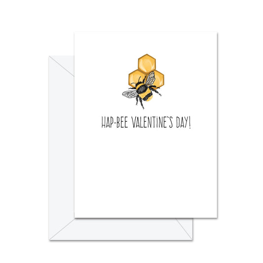 Hap-bee Valentine's Day! - Greeting Card
