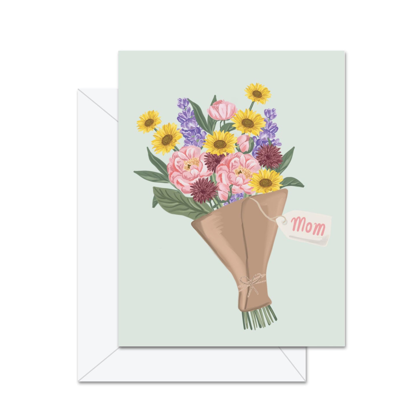 Mom Bouquet - Greeting Card