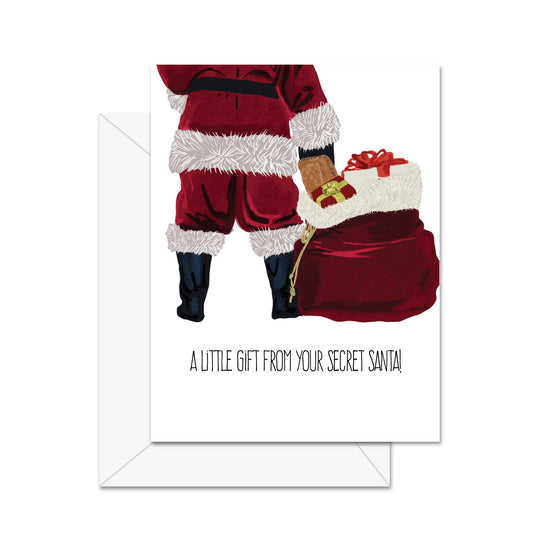 A Little Gift From Your Secret Santa- Greeting Card