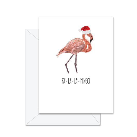 Fa La La Mingo- Greeting Card