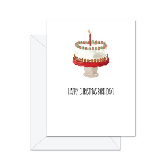 Happy Christmas Birthday- Greeting Card