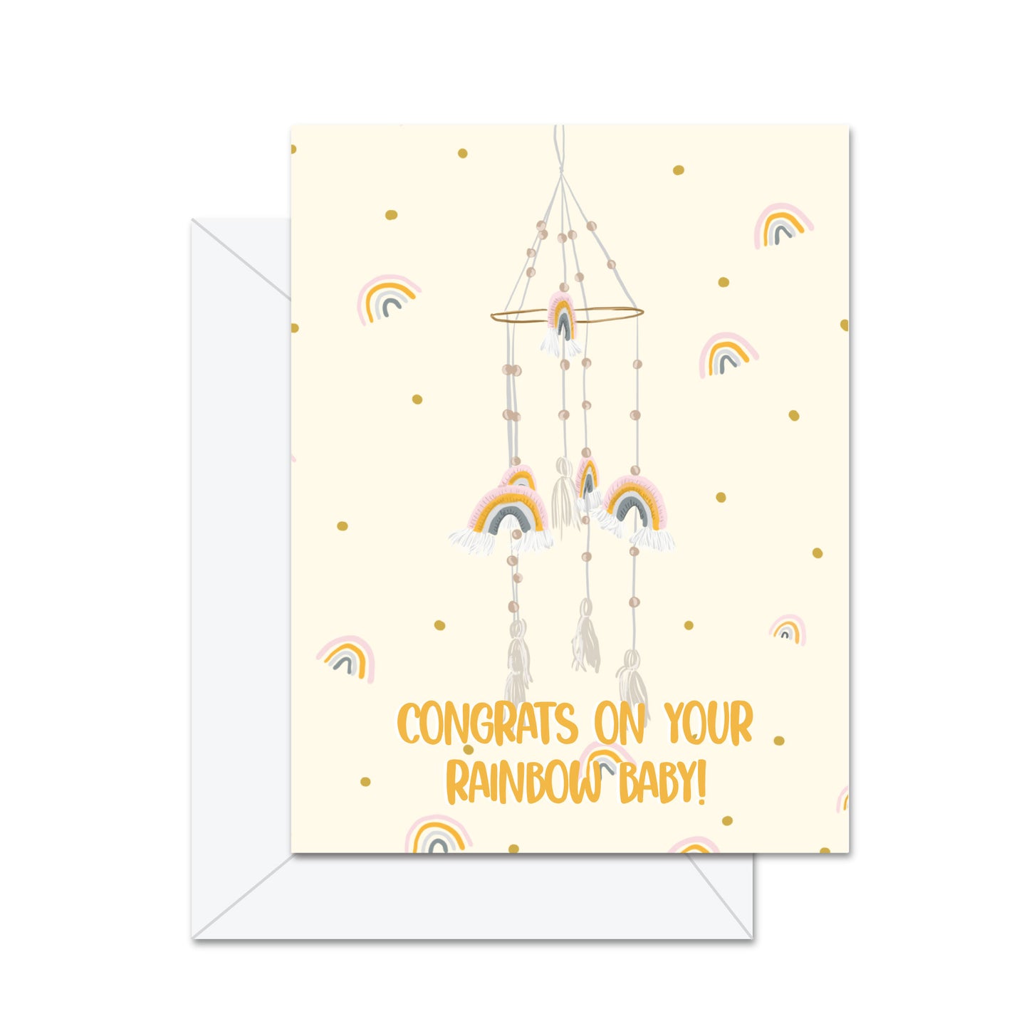 Congrats On Your Rainbow Baby - Greeting Card