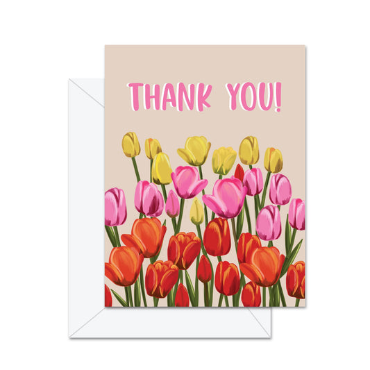 Thank You! (Tulips) - Greeting Card