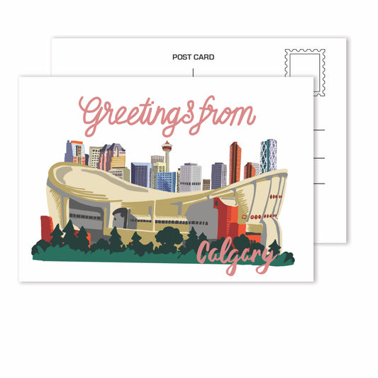 Greetings From Calgary Postcard