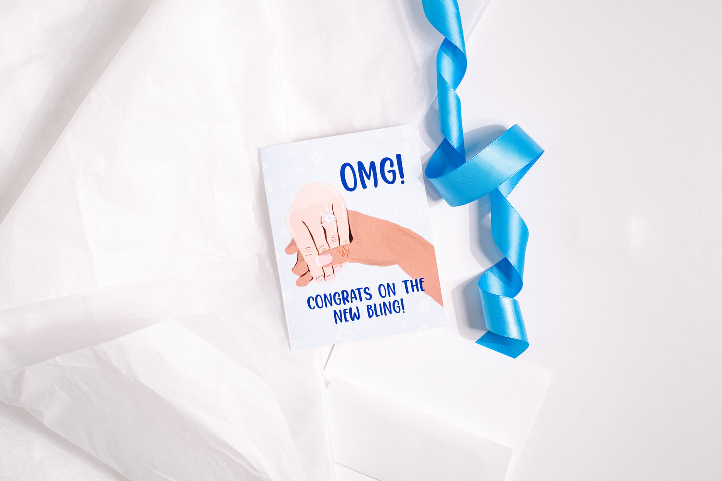 OMG! Congrats on the New Bling! - Greeting Card