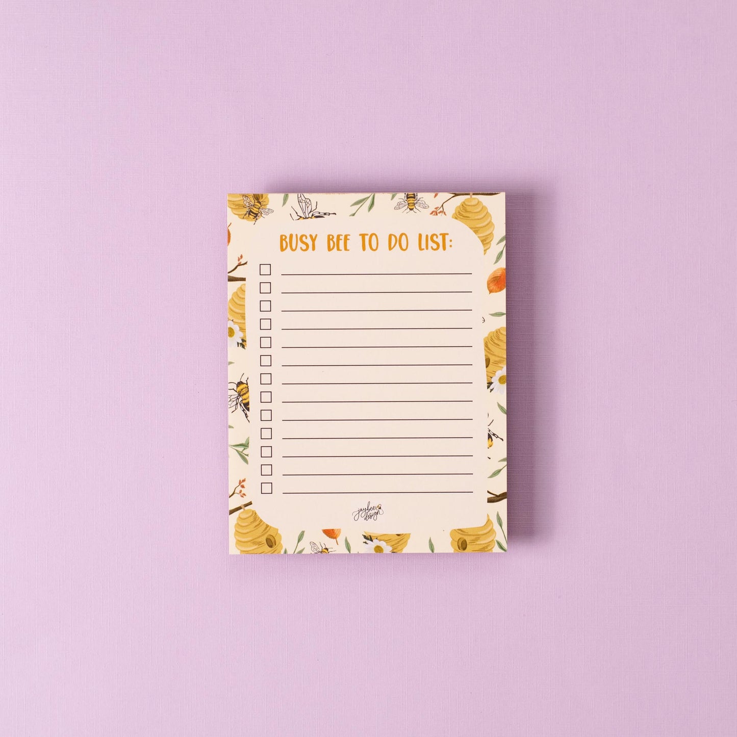 Busy Bee To Do List Notepad
