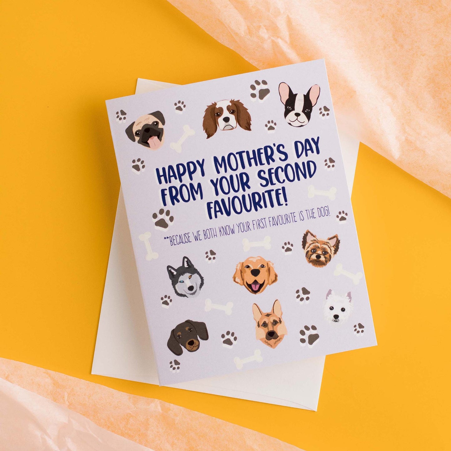 Happy Mother's Day From Your Second Favourite! - Greeting Card