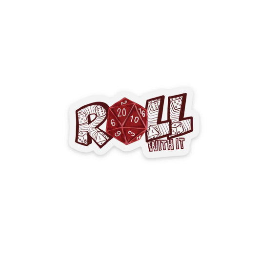 Roll With It Matte Sticker
