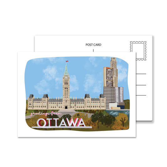Greetings From Ottawa Postcard